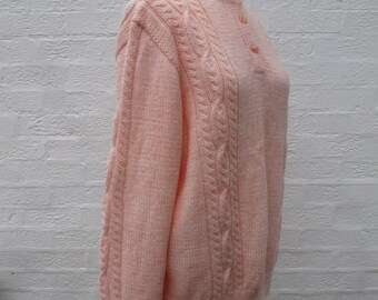 Donna Maglione Collo Alto Vintage Elegante Invernale Ragazza Giuntura Maglieria Manica Lunga Sciolto ITISME Knit Sweater 