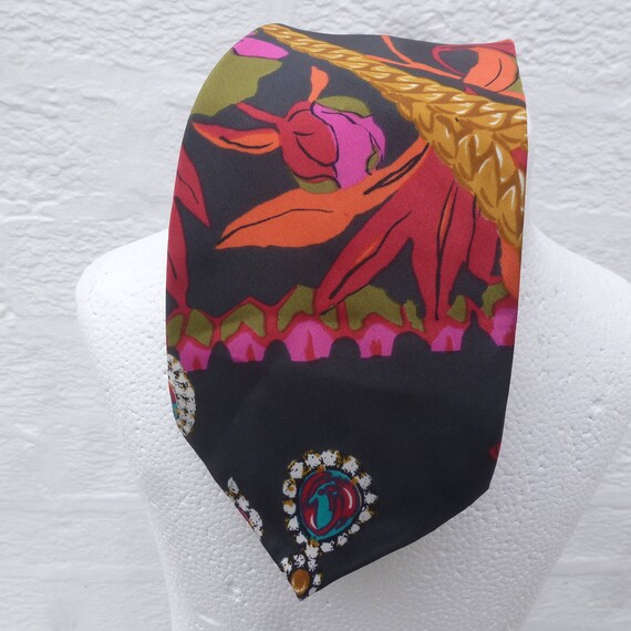 Necktie mens vintage tie gift for him silk neckwea