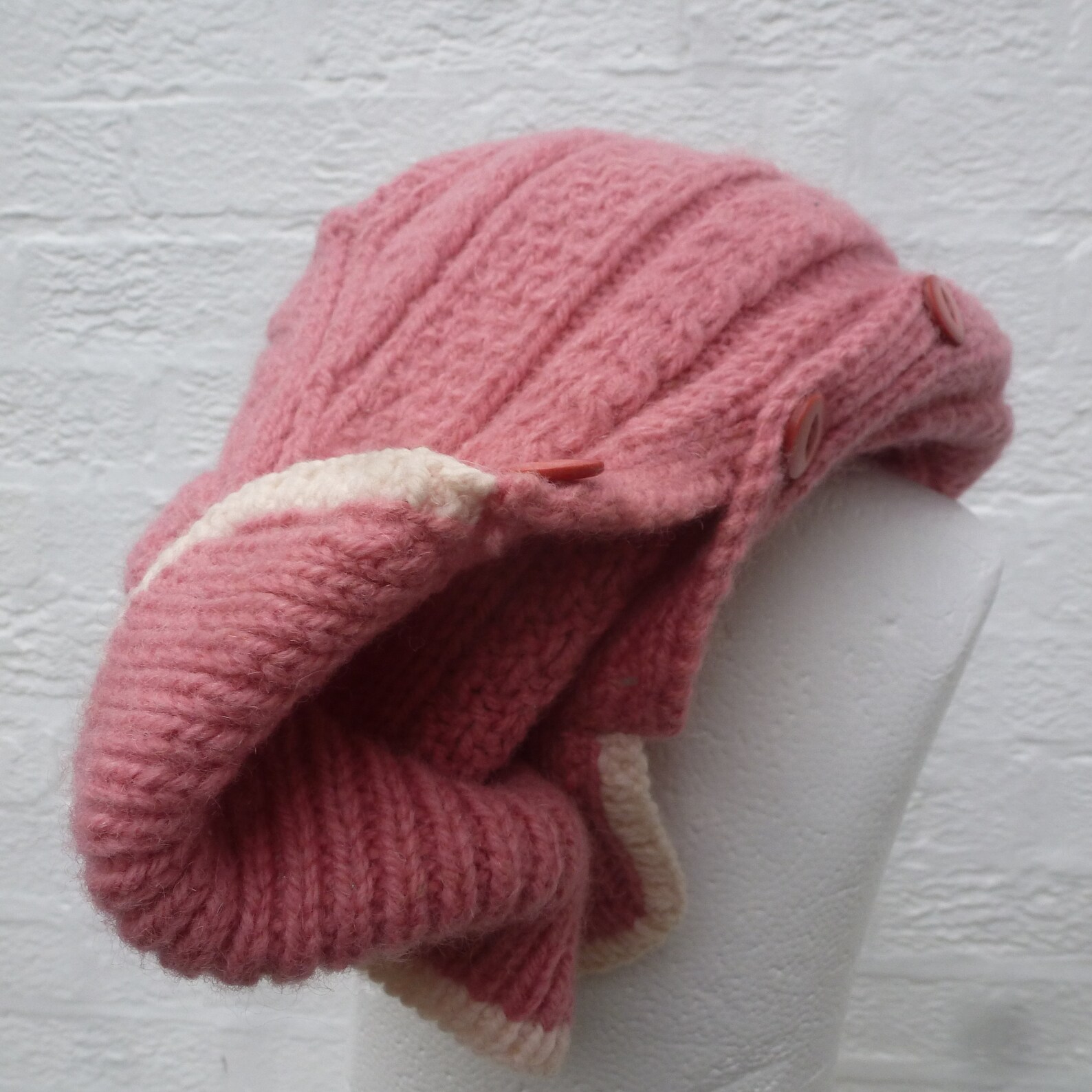 Blush Pink Cardigan Girls' Vintage Clothing. British Aran Etsy