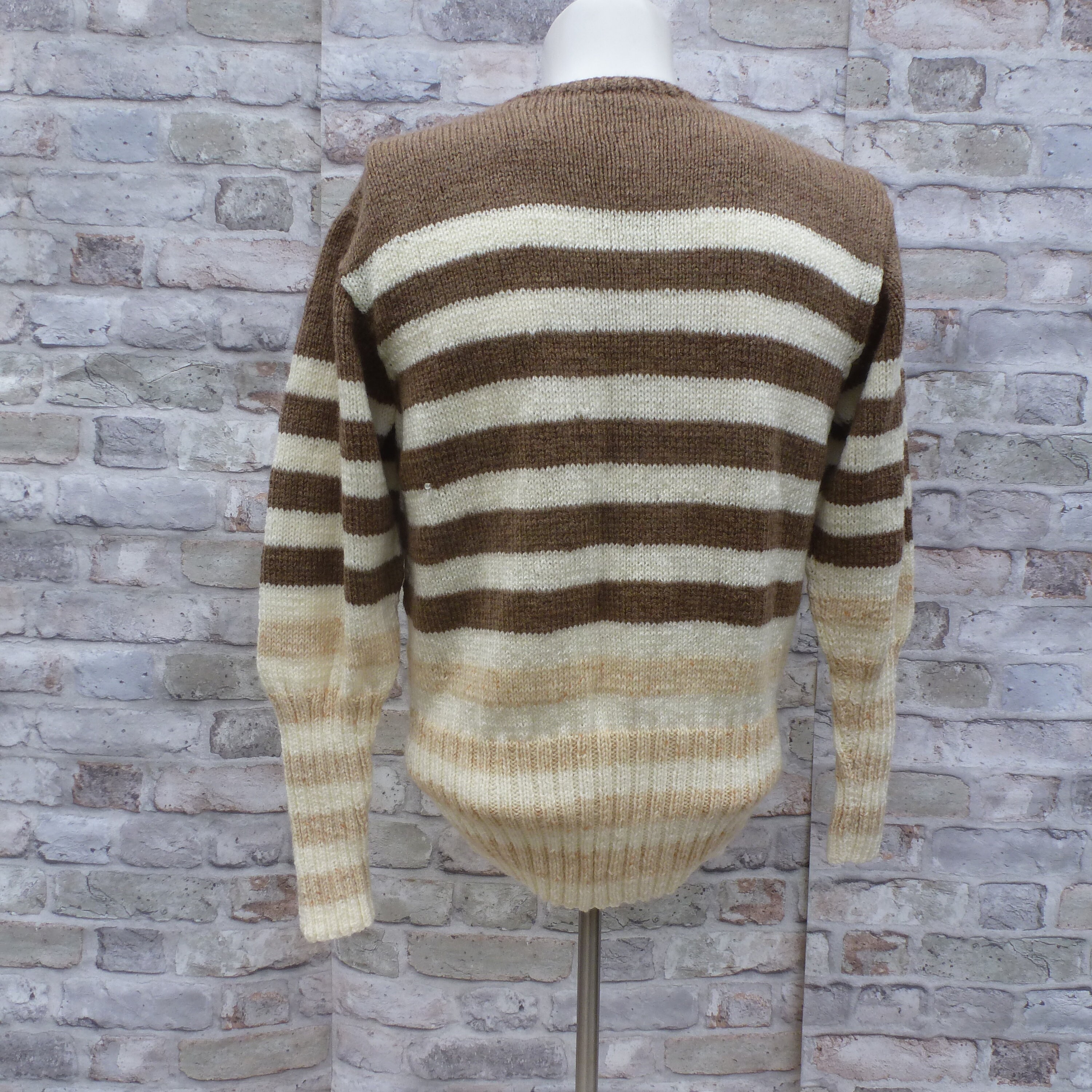 Jumper Knit Sweater Vintage Clothing British 80s Handknit Top - Etsy