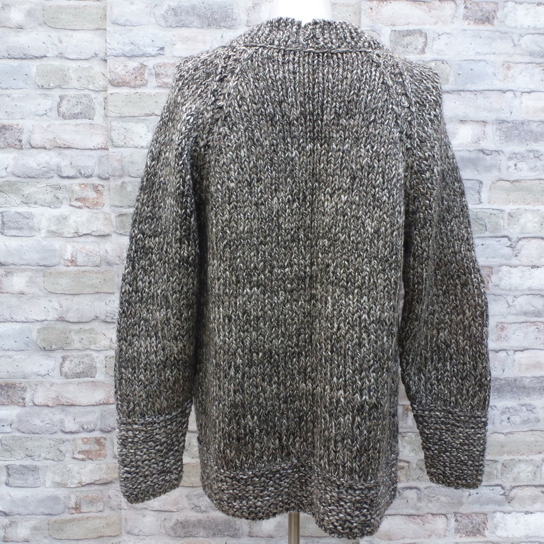 Vintage wool cardigan granny knit clothing British handmade | Etsy