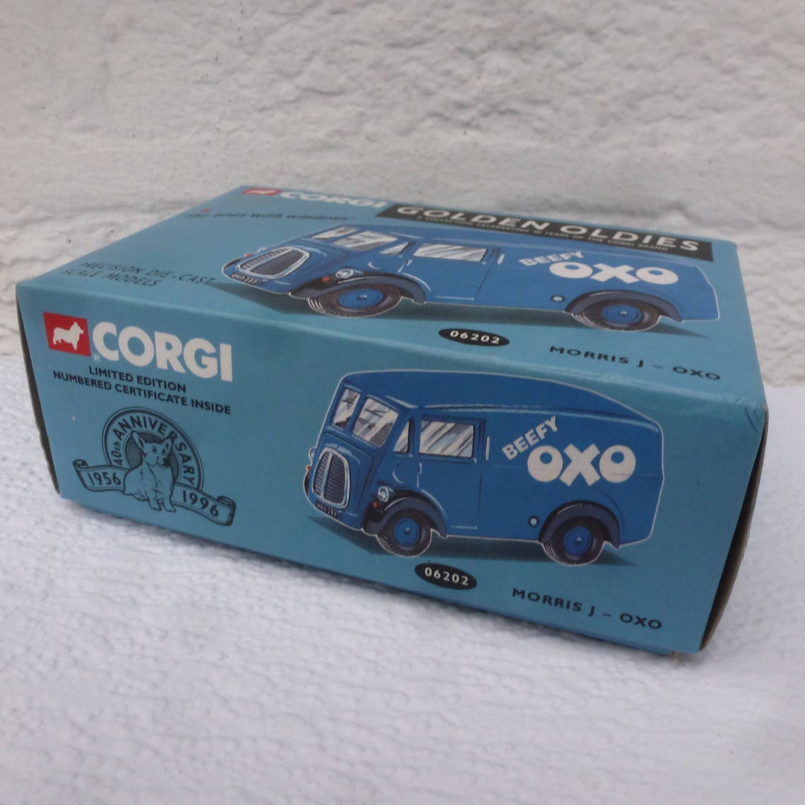 Push toy Vintage van vehicle boxed model sky blue gift for | Etsy