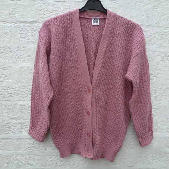 Ladies Red And Black Mohair Cardigan UK 12 Blue 17 Vintage Fashion Ladies Red And Black Mohair Cardigan UK 12 Blue 17 Vintage Fashion