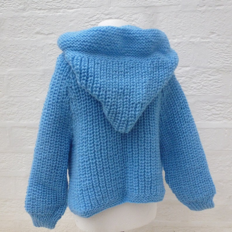 Cardigan Hooded Top Chunky Toddlers Boys Clothing Kids' Etsy