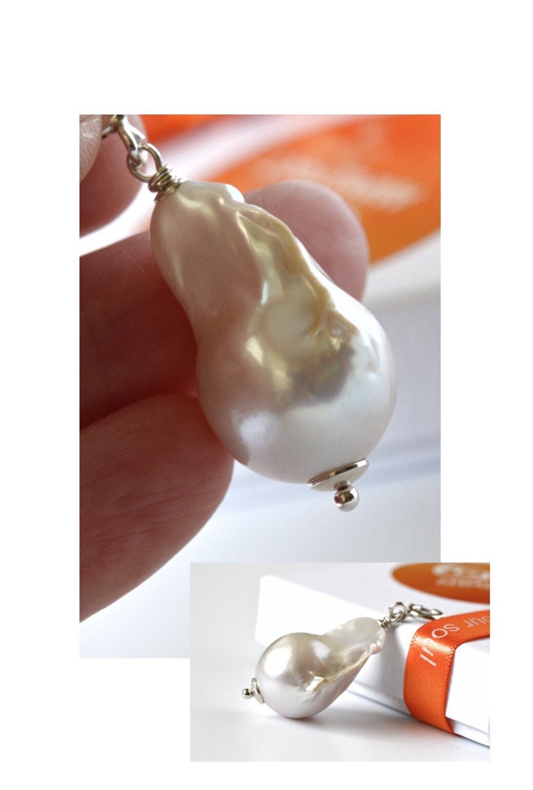 Baroque Pearls Pendant - Etsy