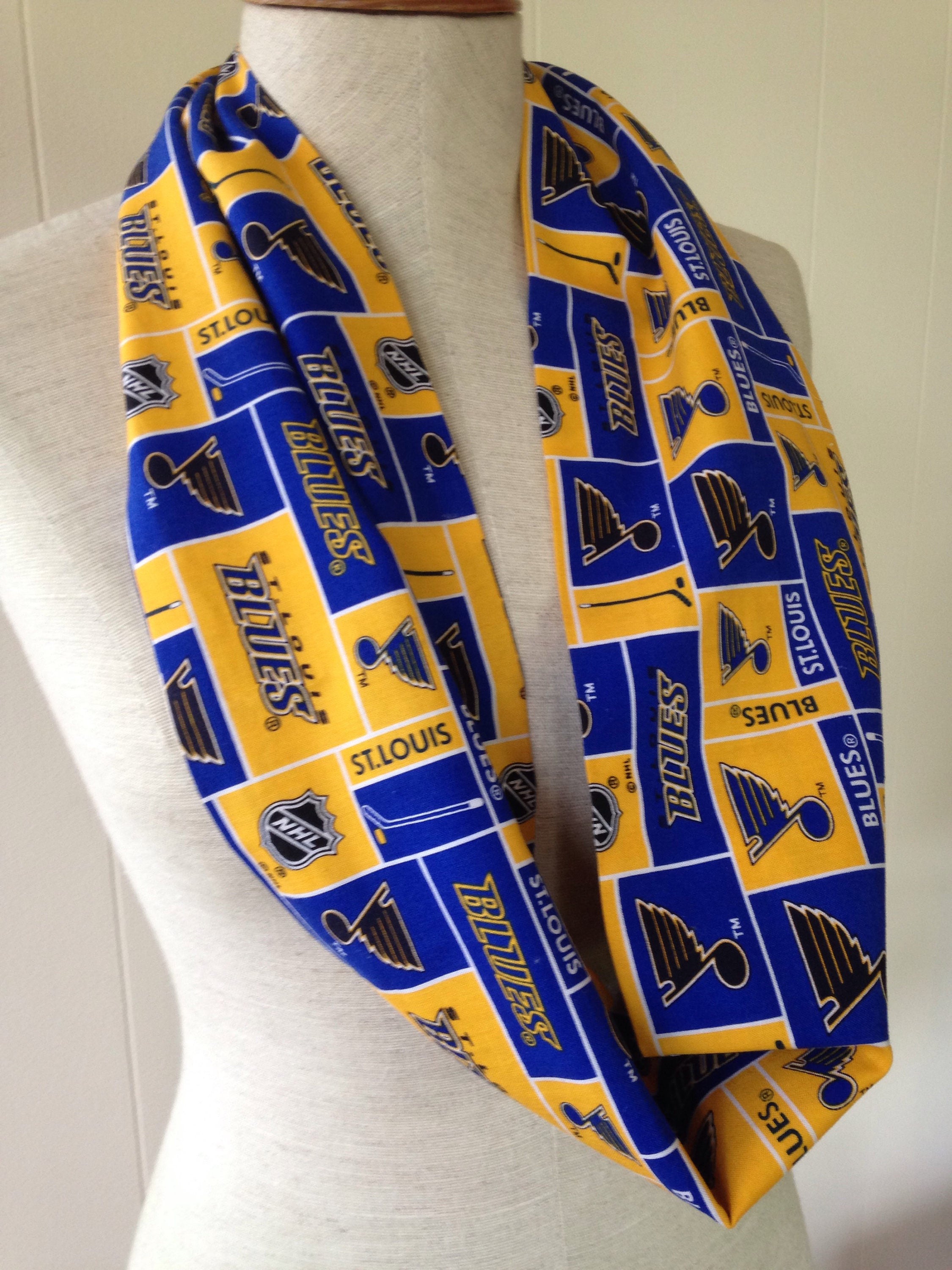 St. Louis Blues Lightweight Cotton/Blend Infinity Loop Scarf | Etsy