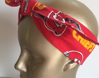 Kansas City Chiefs Headband Knot Headband