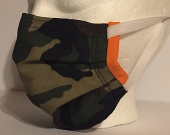 Face Mask Camo Hunter Camouflage Washable fabric three layer face protector