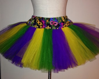 Adult Mardi Gras Plus Size NOLA Karneval Krewe Parade TuTu