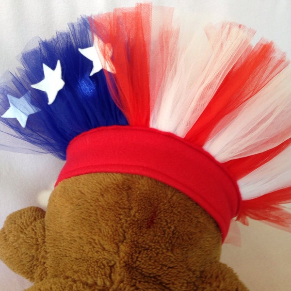American Flag Dog Tutu Pet Parade Costume Fourth of July Tutu
