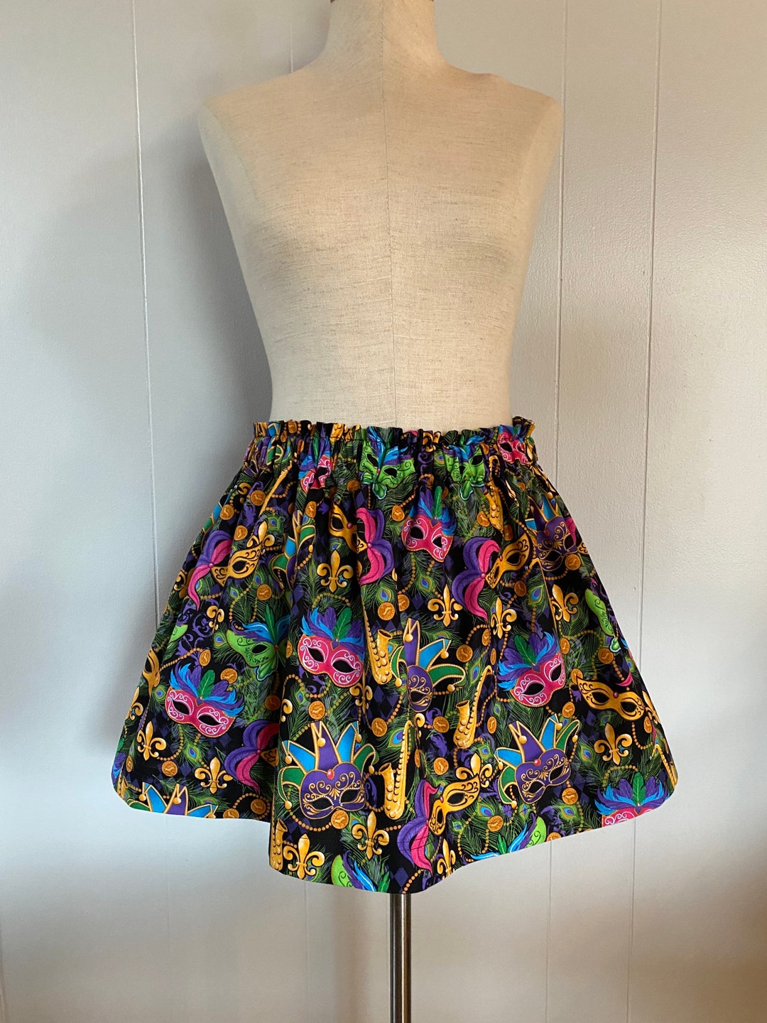 queen of sparkles mardi gras skirt