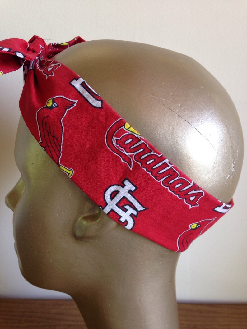 St. Louis Cardinals Baseball Headband Knot Headband Etsy