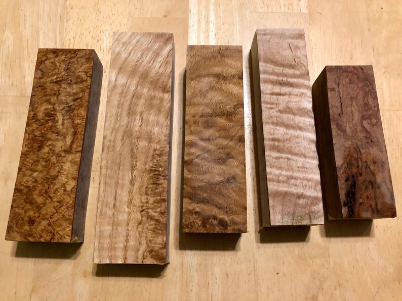 Stabilized hobby wood blanks for knife handles pen blanks Etsy