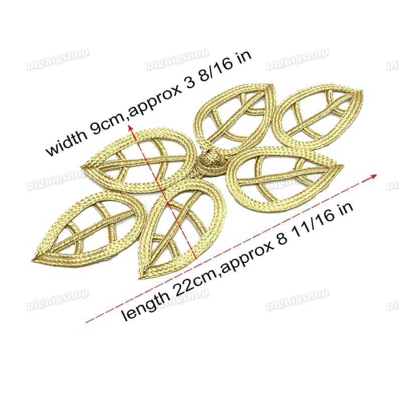 Sew Trendz Handmade Chinese Frog Closures - Decorative Button For Costumes, Clothing & Home Decor