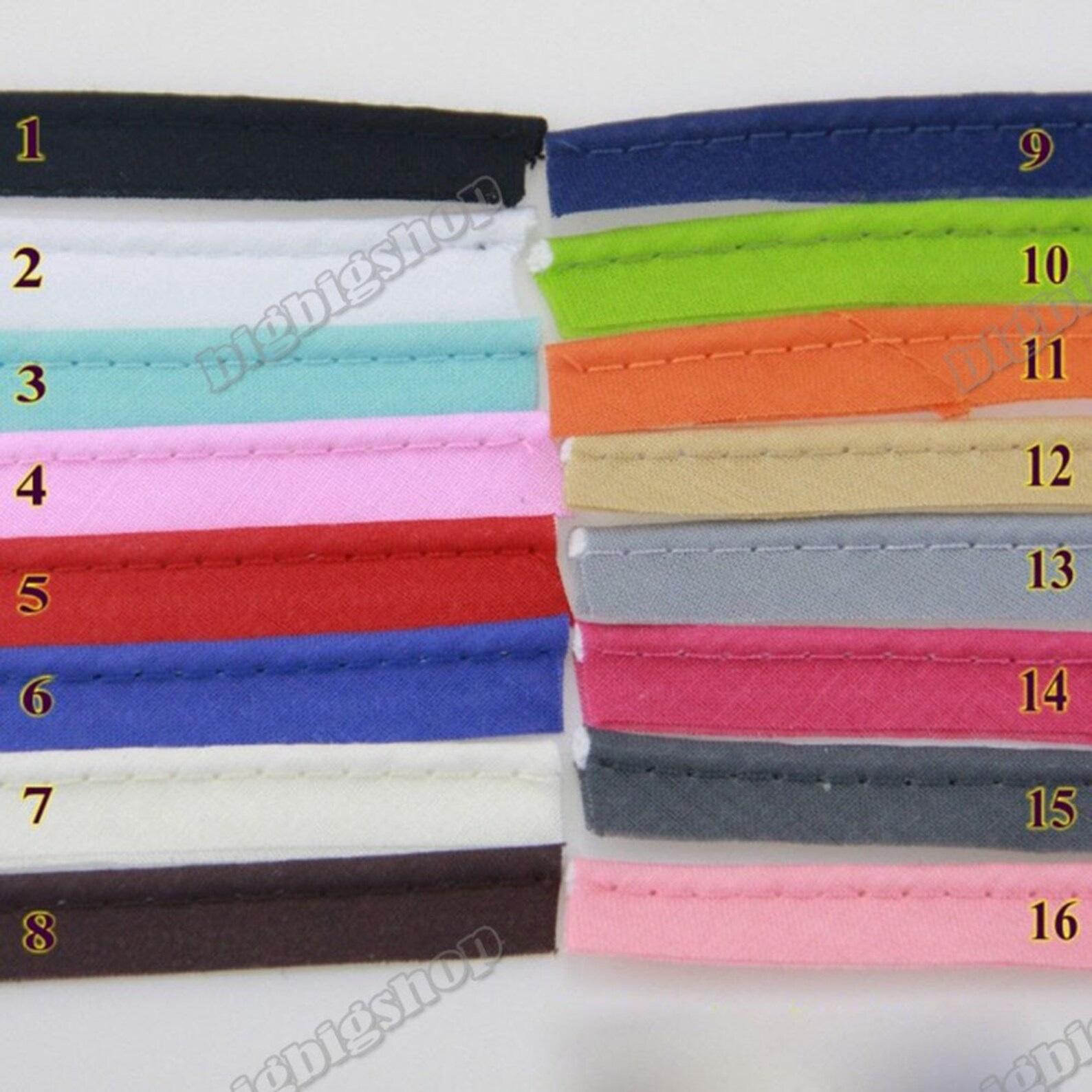 10yards Cotton Bias Tape Lip Fabric Cord Edge Rope Ribbon - Etsy