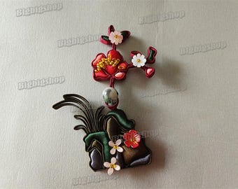 1set Sewing Fastener Hook and Loop Chinese knot Toggle Button Cheongsam Frog Closure fabric Qipao flower Pankou cloak Suit Deco