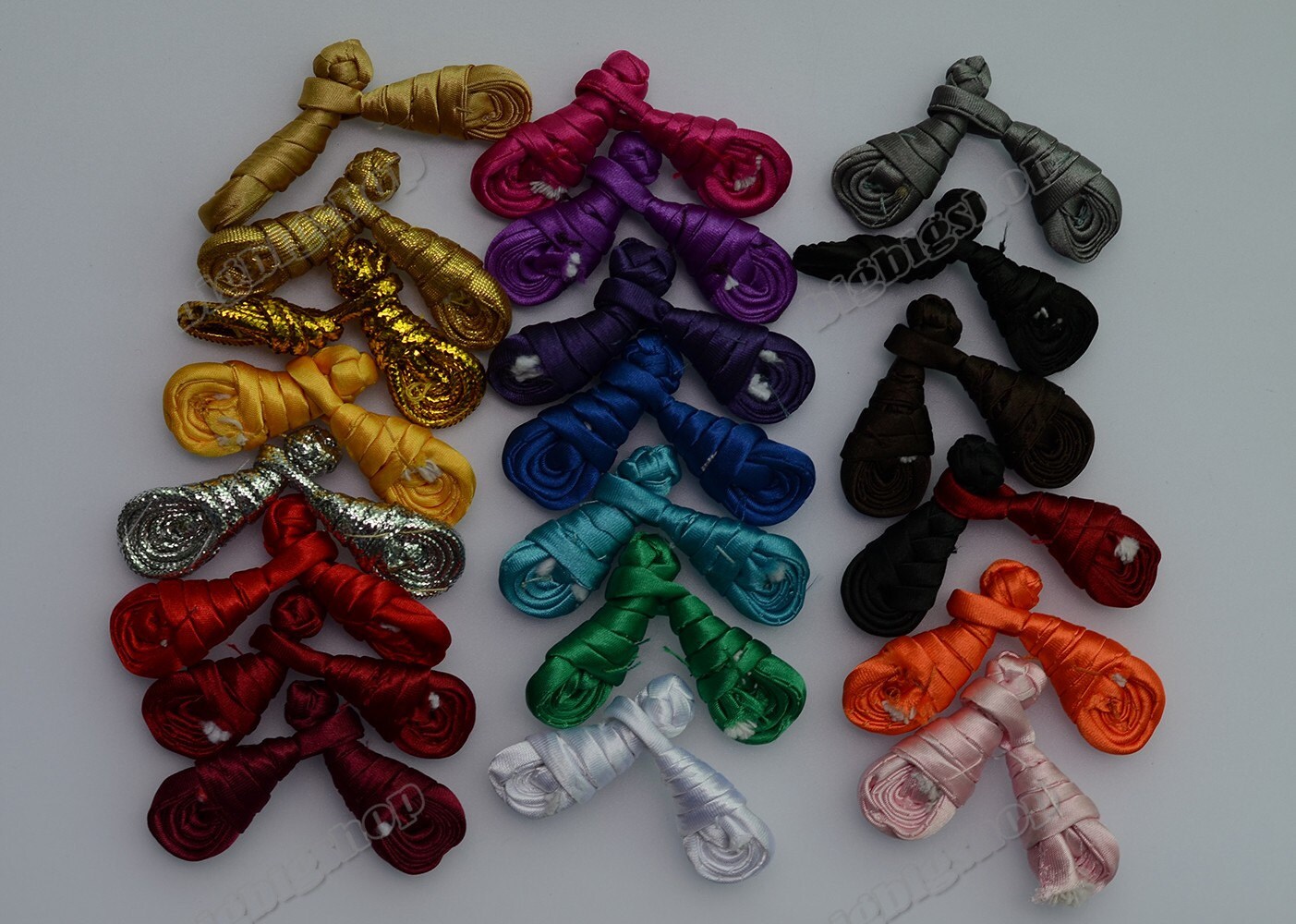 Fabric Satin Sewing Fasteners Handmade Chinese Closure Knot Etsy