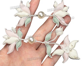 1set Sewing Fasteners Hook and Loop Chinese knot Button Cheongsam Frog Closure flower cape coat Qipao Pankou Tang Suit deco