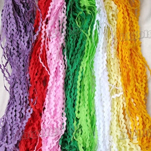 Wholesale lots 40yards Mini 5mm DIY scrapbooking dressmaking sewing Ric Rac ribbon trims