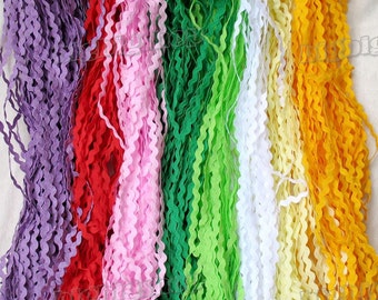 Wholesale lots 40yards Mini 5mm DIY scrapbooking dressmaking sewing Ric Rac ribbon trims