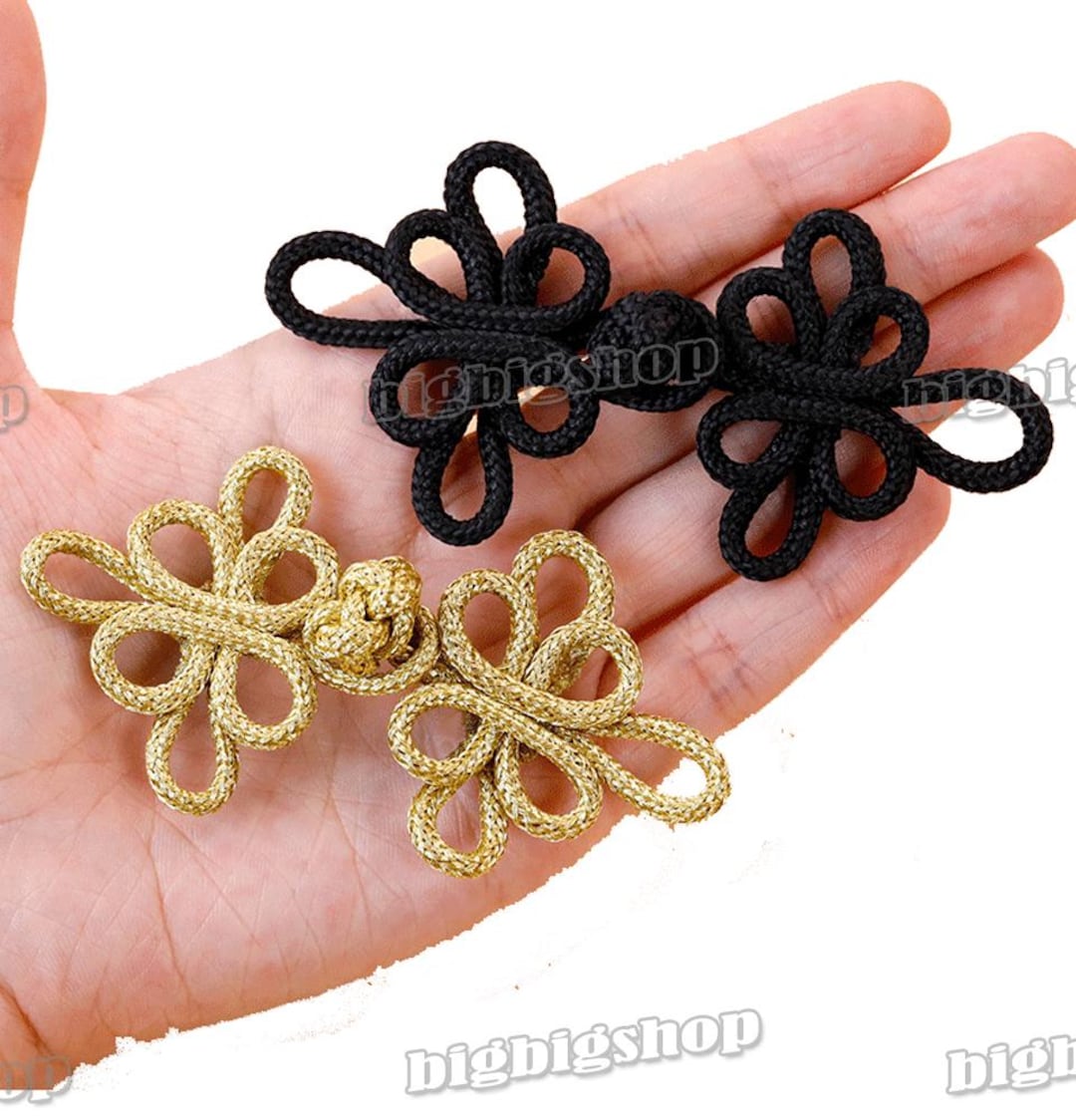 Small Rope Braid Sewing Fastener Macrame Chinese Closure Cheongsam Knot ...