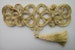 Golden hand knit braid tassels Deco vintage Sewing Fastener Chinese Closure Cheongsam  Knot Frog Button 