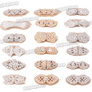 5sets Rhinestone metal frog Toggle Hook and Loop Clasp Waist Clips button Sewing Closure Fastener for jacket fur Coat Jacket shawl cape