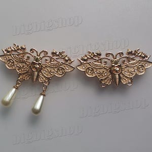 3/5pcs Metal Frog Closure snap Buckle Waist Clips Hook and Eye clasp Fastener Butterfly Sewing Button for shawl cape Coat jackets Waistband