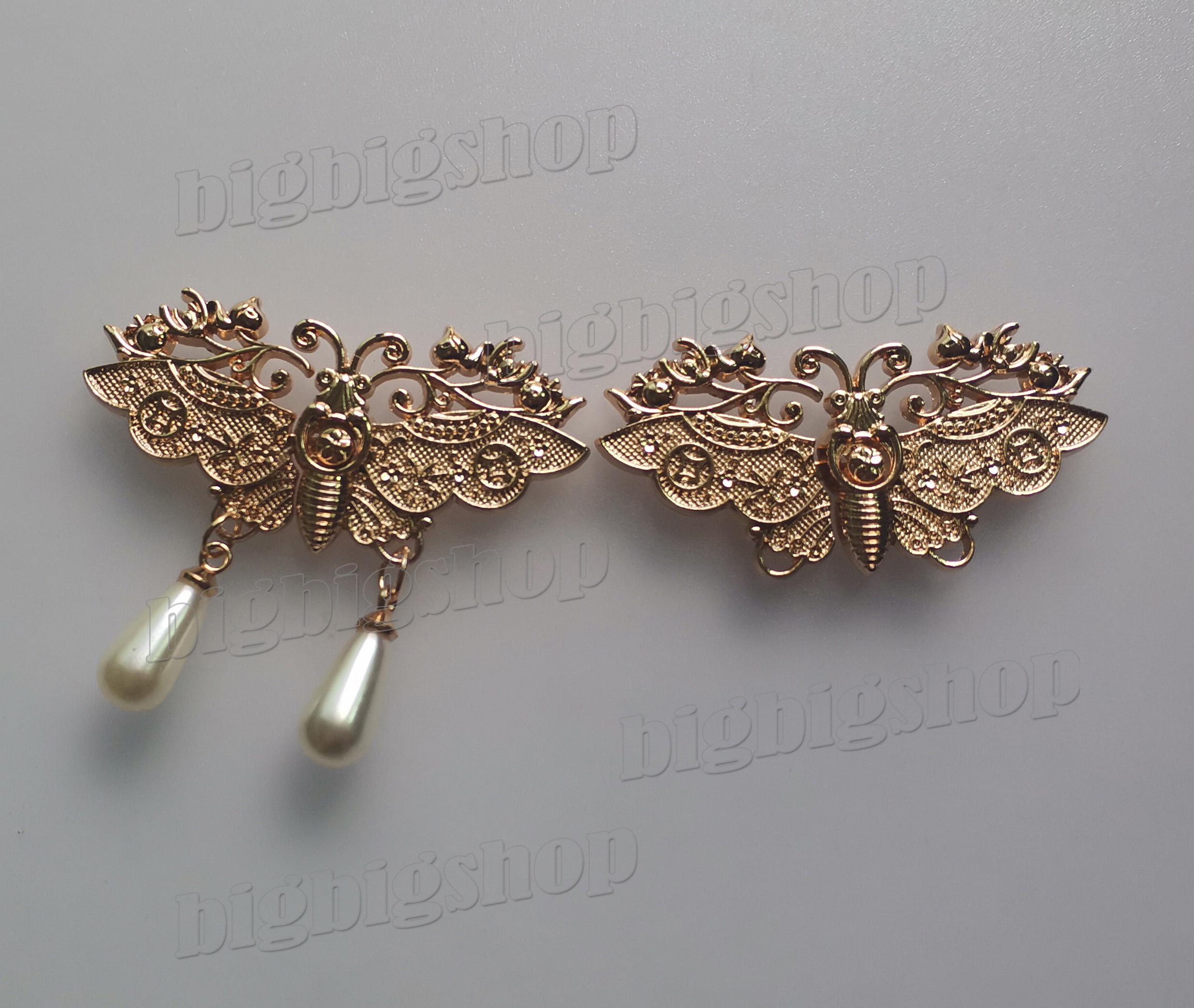3/5pcs Metal Frog Closure snap Buckle Waist Clips Hook and Eye clasp Fastener Butterfly Sewing Button for shawl cape Coat jackets Waistband