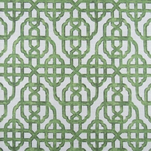 Lacefield Bindi, Ikat, Kelly Green, Cobalt, Pair Custom Drapery Panels ...