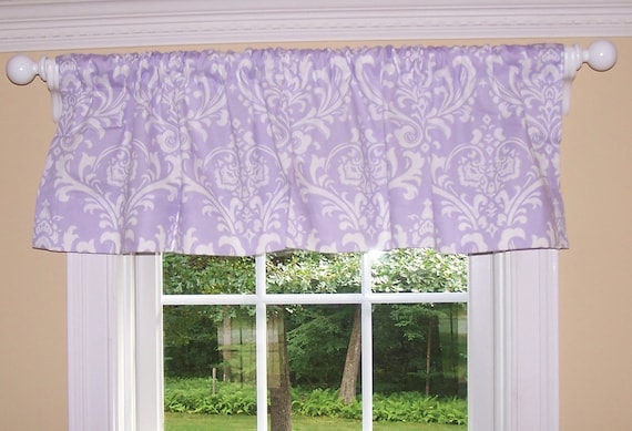 Purple Valance Pastel Purple Valance 52 Wide X Etsy