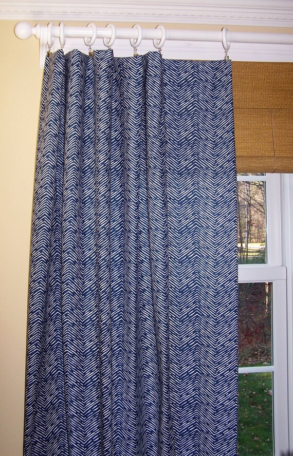 New Modern Cameron Chevron Zig Zag Curtains Premier Fabric Etsy
