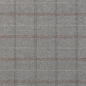 Luxury Drapes, Wool Plaid Check Gray Check, Flannel w/ Soft Drape, Modern Farmhouse, Living Room, Bedroom, PAIR 24&quot; 52&quot; Wide Grey Stone