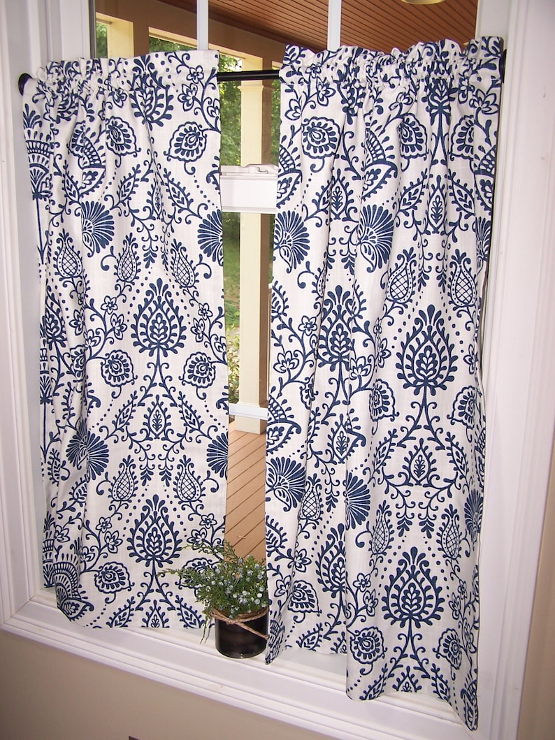 Boho Cafe Curtains Tier Curtains Kitchen Bathroom Etsy