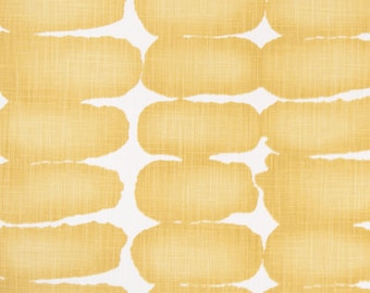 Yellow Shibori Dot Curtains, ink Cotton Duck, Custom Curtains,Pair Drapery Panels, Curtains,24" Wide,50" Wide, Premier Prints