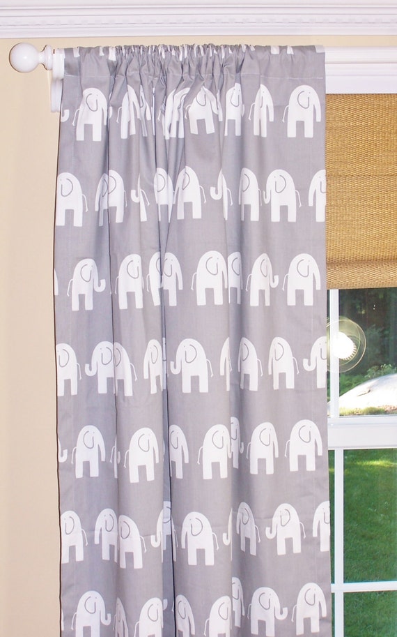 Grey Curtains Storm Gray Drapes Grey Elephant Curtains Etsy