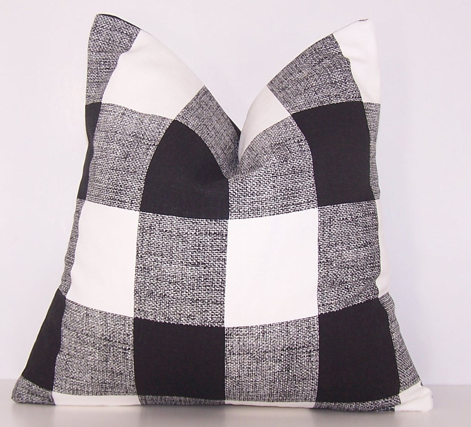 Buffalo Check Pillow Cover Toss Pillow Navy Buffalo Check Etsy