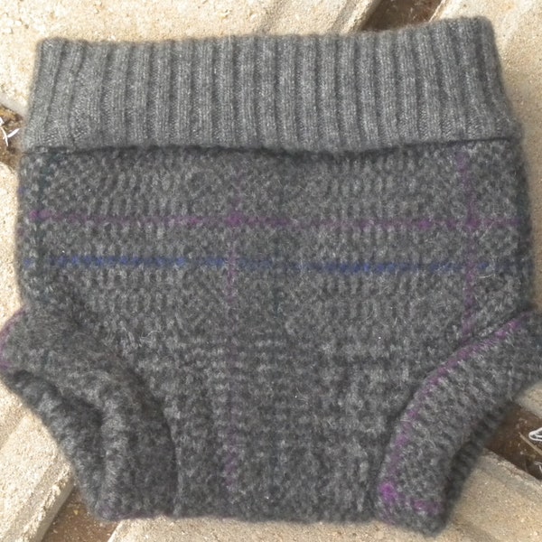 Soft Cashmere wool diaper cover