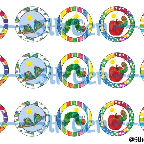 Hungry Caterpillar Bottle Cap images