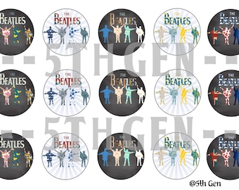 Beatles 1 "Flaschenverschlussbilder (4x6)