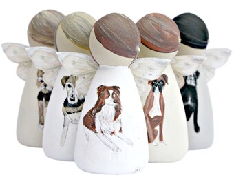 Personalised Dog Angel - Personalised Dog Gift - Loss of a Dog Gift - Dog Memorial - Death of a Dog Gift - Dog Remembrance - Dog Bereavement