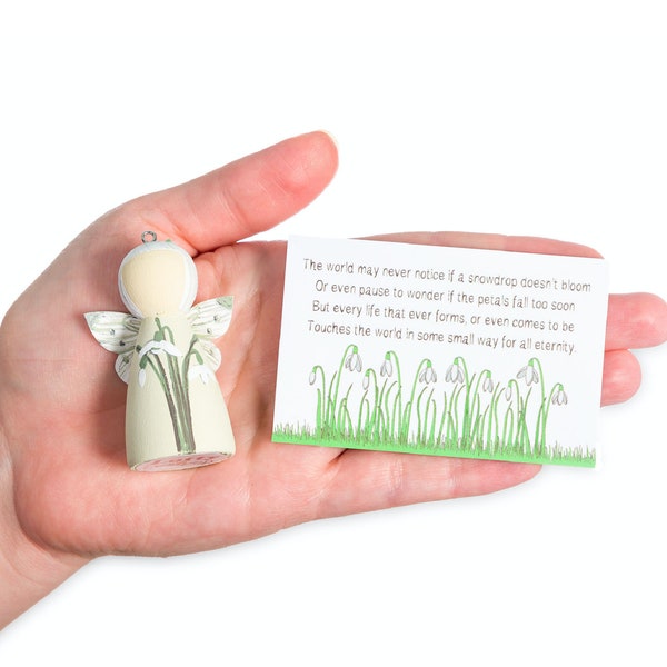 Miscarriage Gift, Miscarriage Keepsake, Snowdrop, Pregnancy Loss Gift, Sympathy Gift