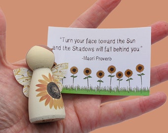 Sobriety Gift for Women, Sunflower, Soberversary, Sober Birthday, Gift for Sponsor,