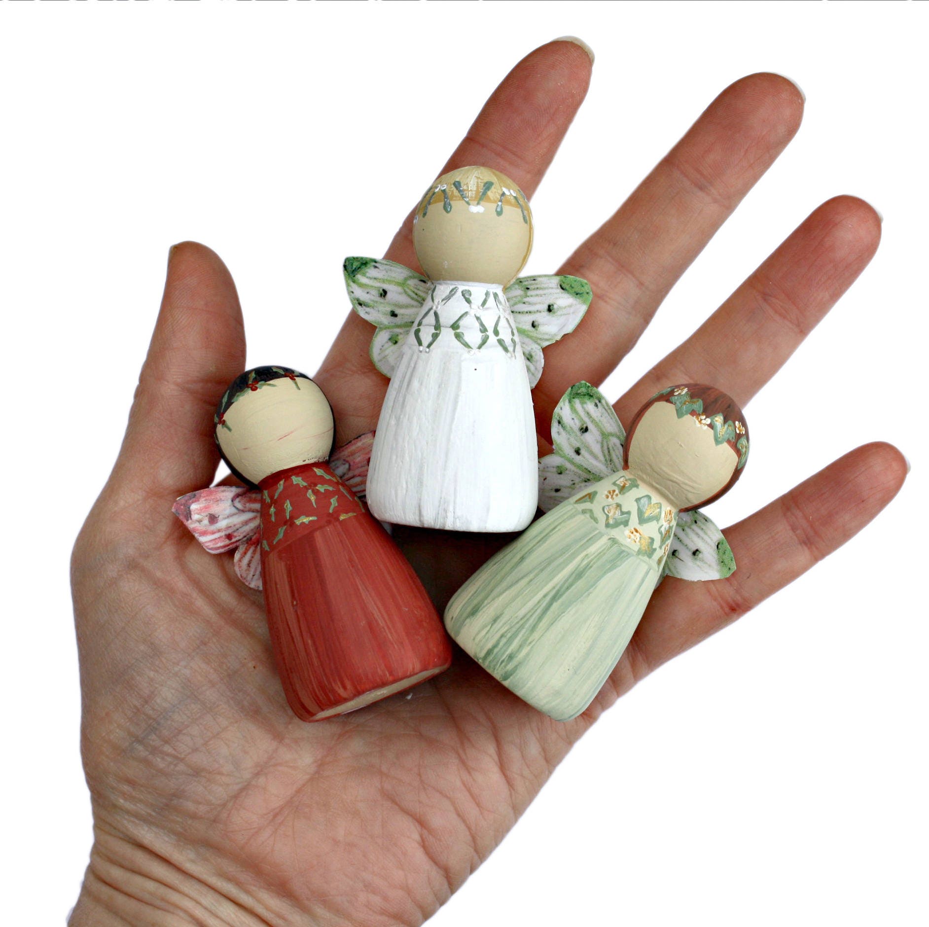 Christmas Ivy Fairy Christmas Tree Hanging Ornament Etsy UK