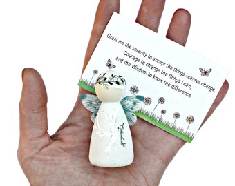 Dove Fairy, Sobriety Gift for Women, Addiction Recovery Gift, Friendship Gift