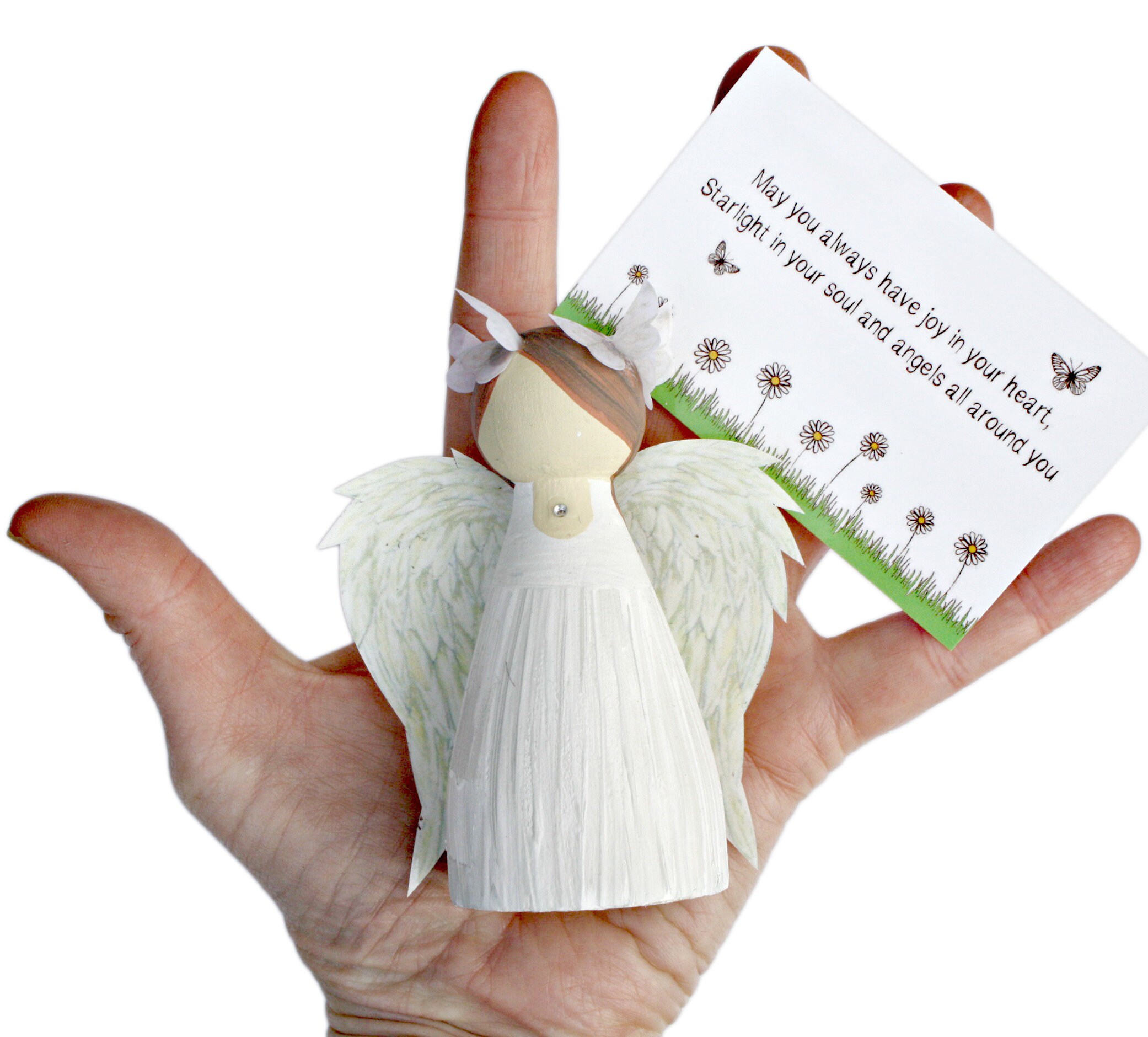 White Guardian Angel Gift Christening Angel Gift Etsy