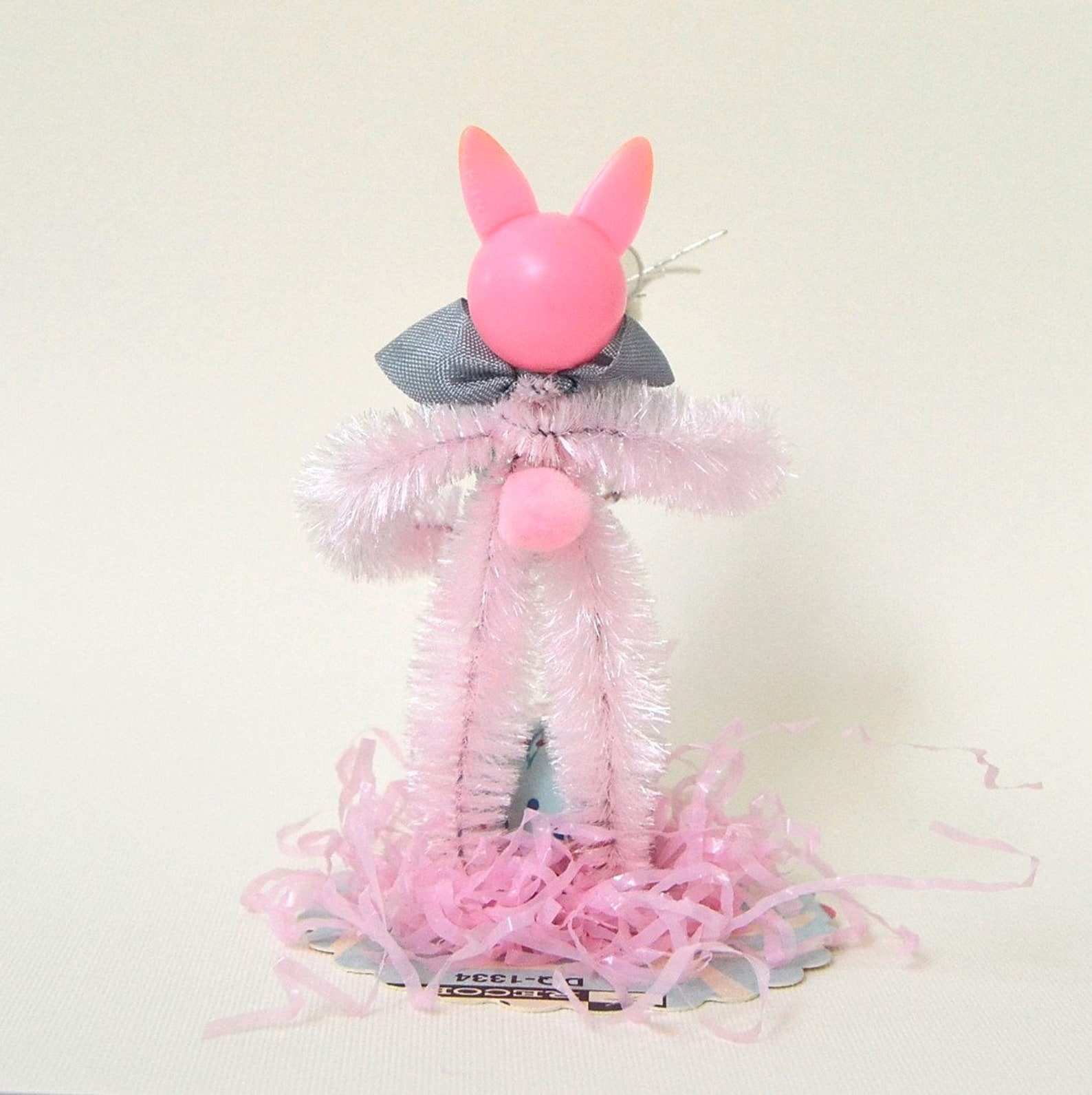 Handmade Vintage Style Easter Bunny Pipe Cleaner Easter Bunny Etsy