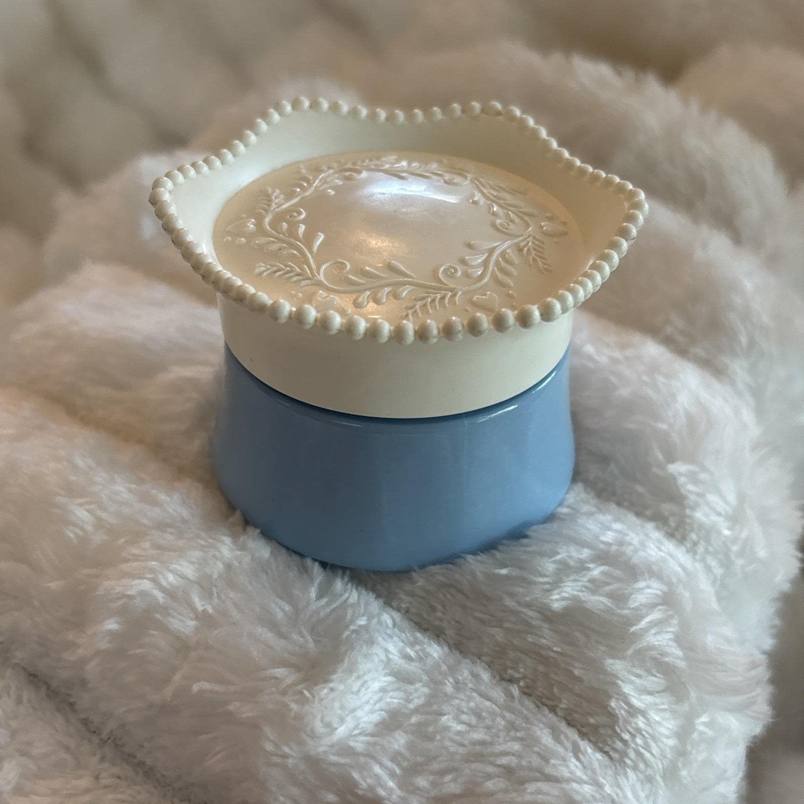 1970 Avon Blue Milk Glass - Etsy