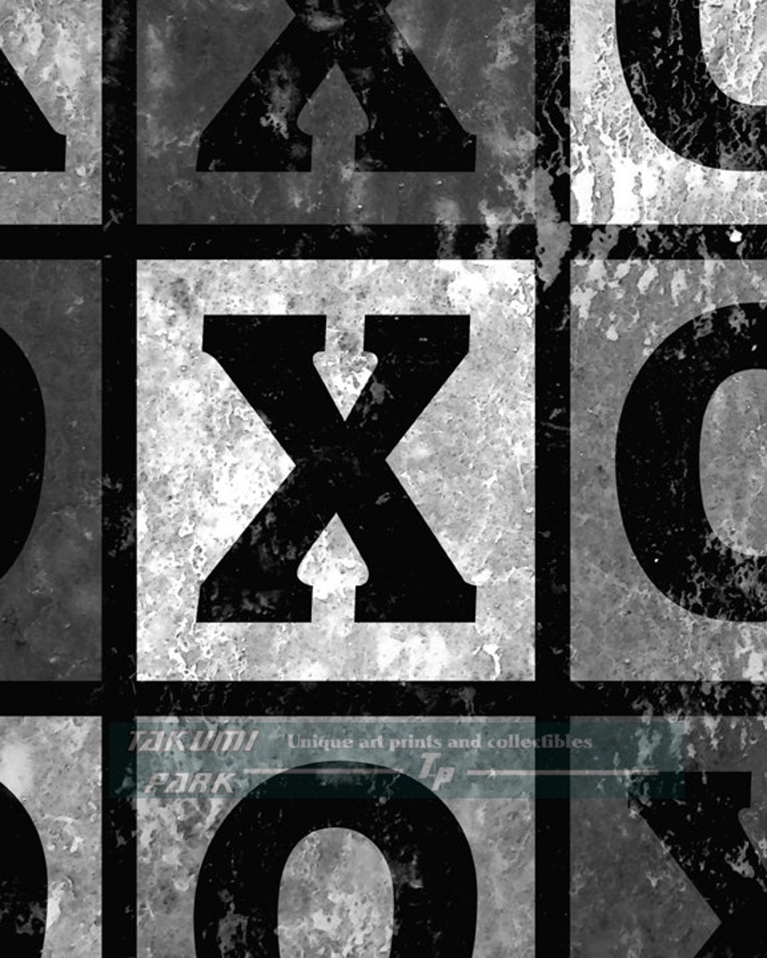 Tic Tac Toe Game Sheet - Digital Print - 8X10