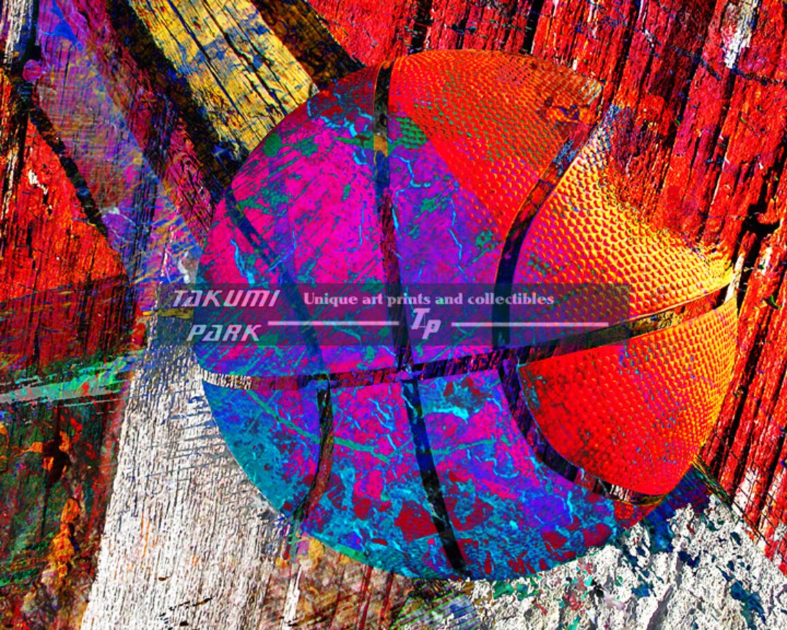 Bball Art Print Basketball Artwork Sports Room Decor Wall Etsy